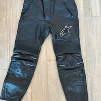 Pantaloni in pelle Alpinestars uomo taglia 50