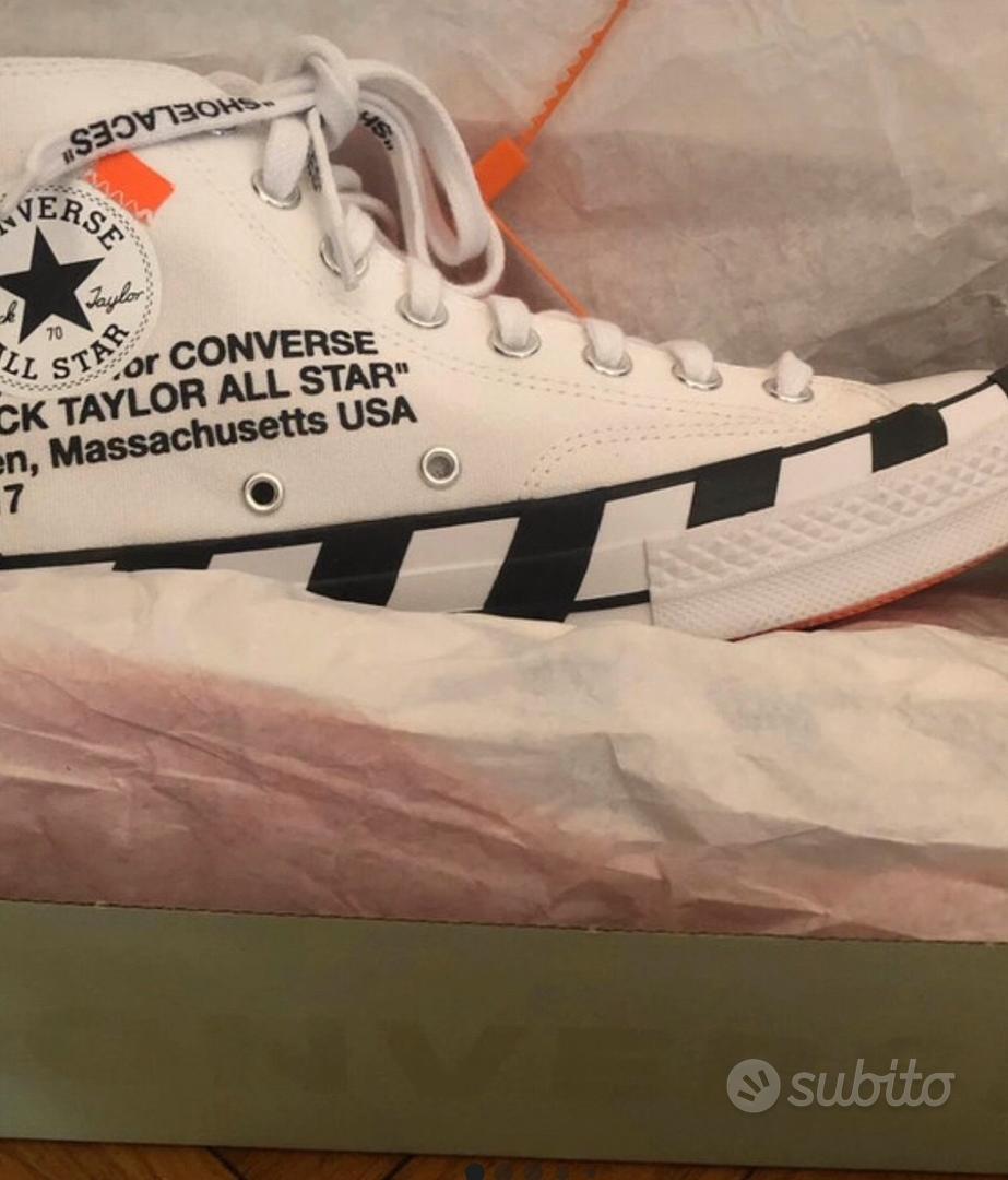 Converse x on sale off white subito.it