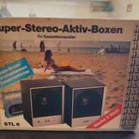 Casse acustiche vintage, marca H&H modello STL 6