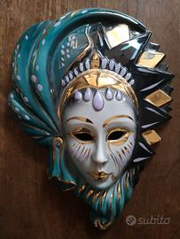 Maschera veneziana in ceramica