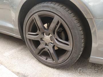 4 cerchi in lega originali Audi 18 pollici + gomme