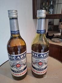 Set 2 bottiglie vintage Ricard pastis de Marseille