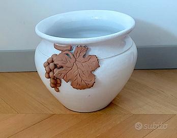 cachepot in ceramica