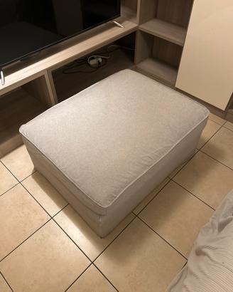 Pouf puff ikea 70x90 grigio