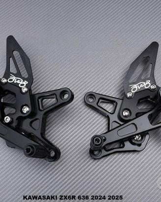 Pedane arretrate KAWASAKI ZX6R 636 2024 - 2025