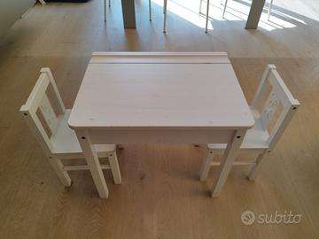 Scrivania per bambini con sedie, ikea SUNDVIK