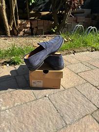 Mocassini in suede blu Bata – Taglia 42