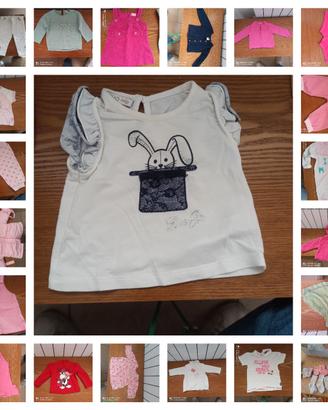 Lotto 0-3m/4-6m/6-9m-1,50€ a pezzo+omaggio calze