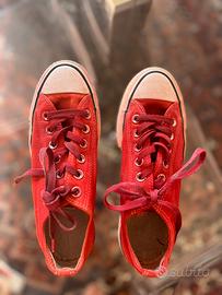 Converse con zeppa rosse hotsell