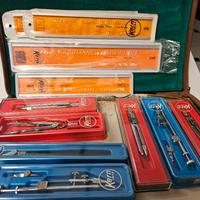 COMPASSI VARI UTILIZZI SET E NORMOGRAFI X TECNICI