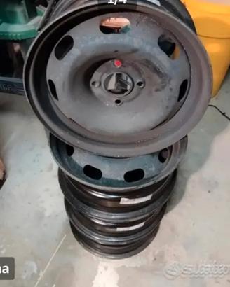 cerchi in ferro per Peugeot 208 