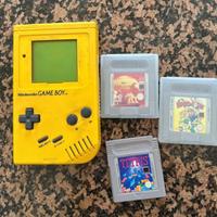 Gameboy Nintendo 95 giallo con 3 giochi