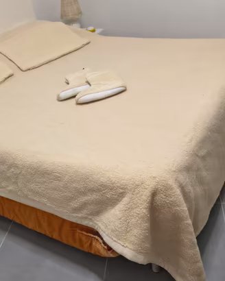 Completo letto matrimoniale lana merino