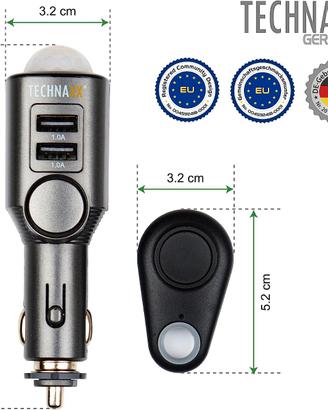 Allarme portatile con telecomando Technaxx TX-100