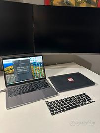 MacBook Pro 13 M1 512GB🔋87 pel tast+scherm e cover
