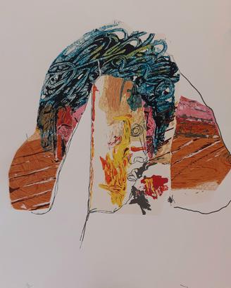 Serigrafia di MARIO SCHIFANO