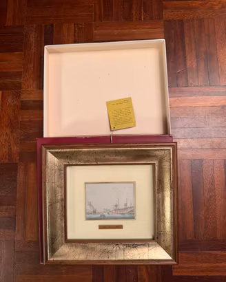 Lotto Quadro Artistico Vintage