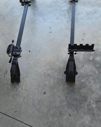 Barre portapacchi con porta bici