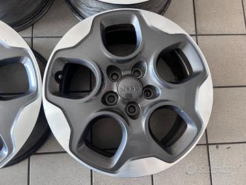 Cerchi in lega 16 originali jeep renegade con tpms