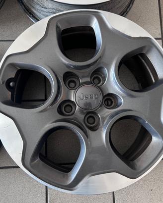 Cerchi in lega 16 originali jeep renegade con tpms