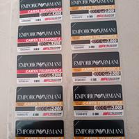 schede telefoniche Armani