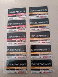 schede telefoniche Armani