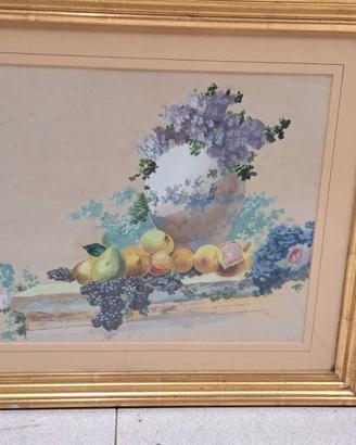 Quadro con cornice dorata