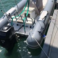 gommone sacs 640 con motore suzuki 150 ore