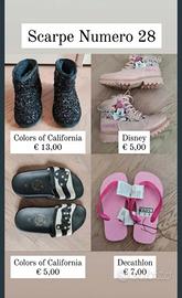 Scarpe bambina numero 28 