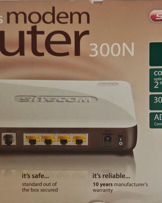 sitecom wireless modem router 300n