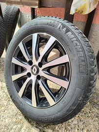Cerchi diamantati Renault 15" + gomme 185/65 inv.
