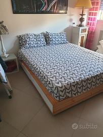 Letto Matrimoniale con cassetti IKEA MANDAL 