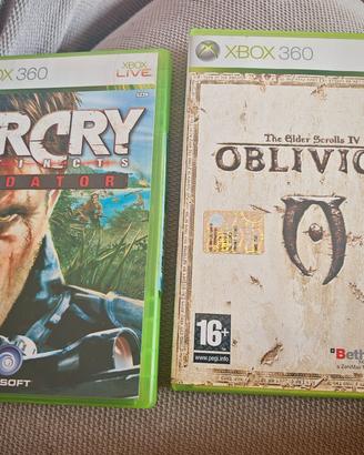 Video Giochi Xbox 360 Oblivion & Farcry