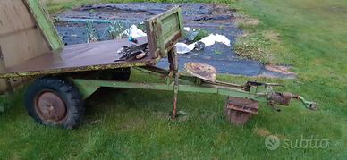 carro per motocoltivatore grillo