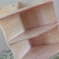 Mensola rustica vintage fatta a mano 