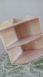 Mensola rustica vintage fatta a mano 