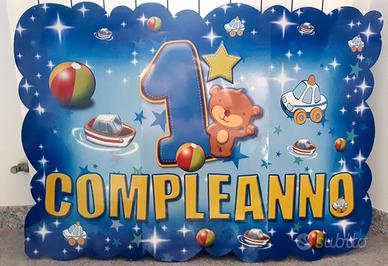 Festone 1 anno bimbo