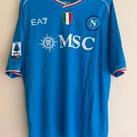Maglia Napoli Match Worn Di Lorenzo Serie A 23/24
