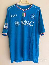 Maglia Napoli Match Worn Di Lorenzo Serie A 23/24