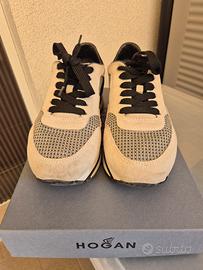 sneakers donna hogan grigio nero tg 36,5