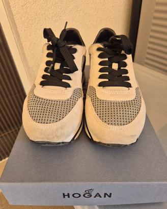 sneakers donna hogan grigio nero tg 36,5