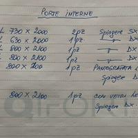 Infissi pvc e porte interne