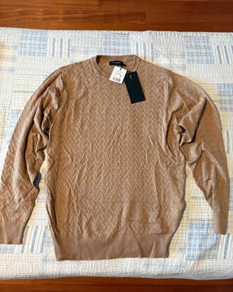 Maglione Uomo Clayton tg.S, Colore Cammello