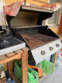 Barbecue a gas