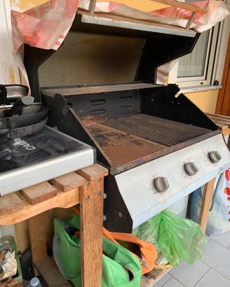 Barbecue a gas