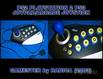 Arcade Joystick GAMESTER Joypad PS2 Ps3 by Radica