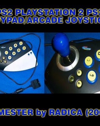 Arcade Joystick GAMESTER Joypad PS2 Ps3 by Radica