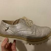 Mocassini argento/mocassini bianchi e grigi