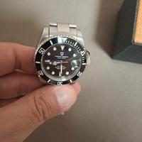 orologio Pagani design Nero acciaio 