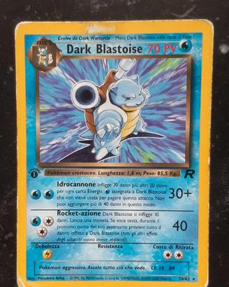Dark blastoise no holo 1 ed ink